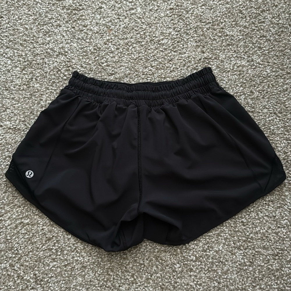 Black Hotty Hot Lined Short 4”